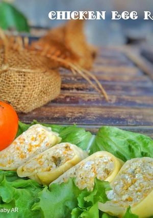 Foto resep Chicken egg roll - MPASI