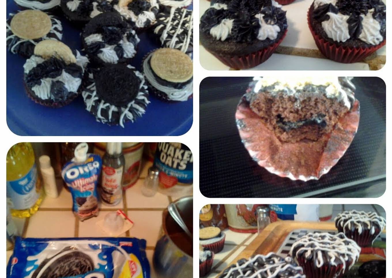 Easy Oreo cupcakes