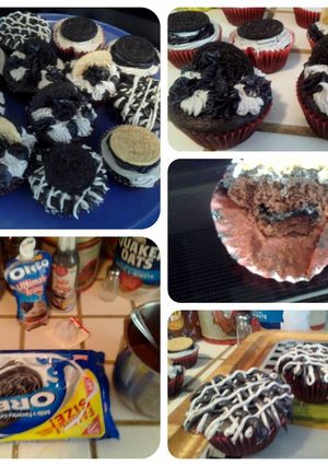 A picture of Easy Oreo cupcakes.