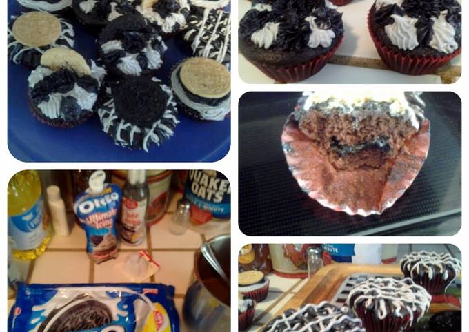 Easy Oreo cupcakes