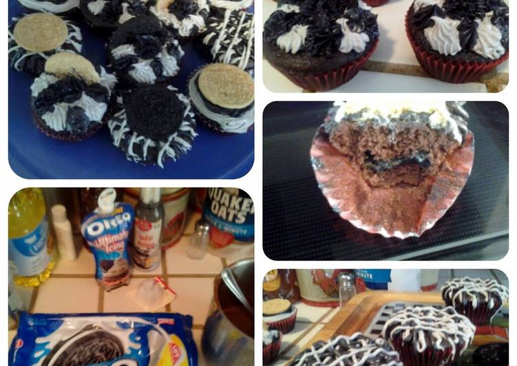 Step-by-Step Guide to Prepare Super Quick Homemade Easy Oreo cupcakes