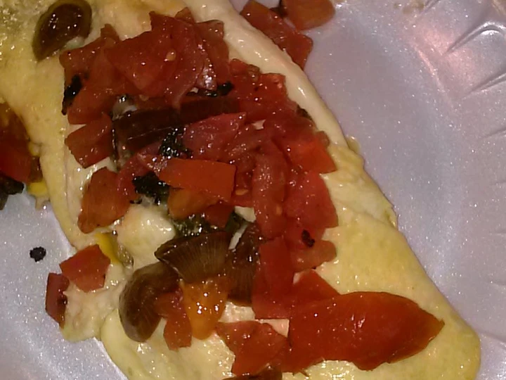 Recipe Spinach Tomato Omelet the Delicious Can spoil the tongue