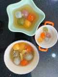 Five-Color Baby Bánh Trôi (Vietnamese Sweet Rice Balls)