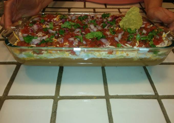 Steps to Prepare Ultimate 7 layer bean dip