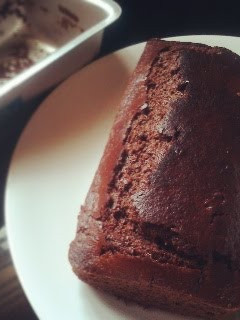 A picture of Mini chocolate loaf cake.