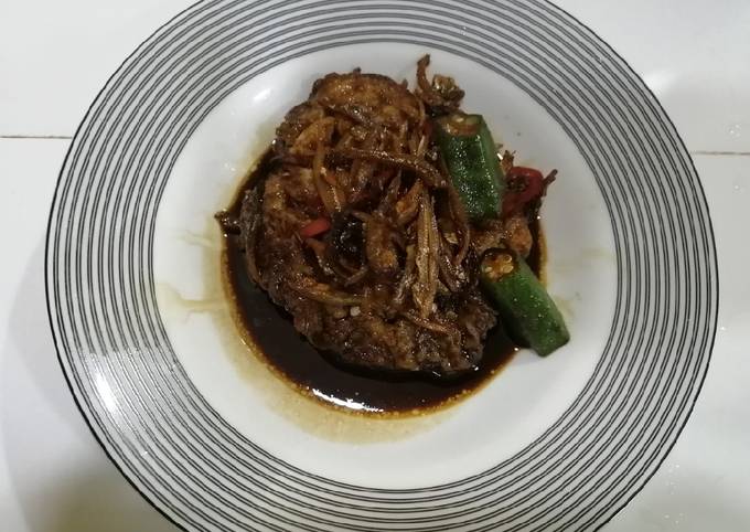 Telur masak kicap mudah