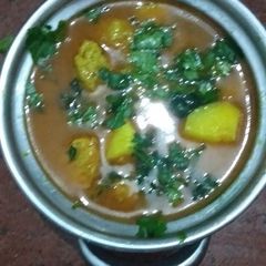A picture of Potato soya chunks.