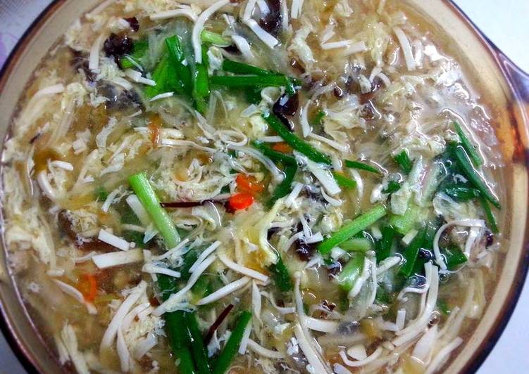 Recipe of Quick Chinese  hot &amp; spicy soup