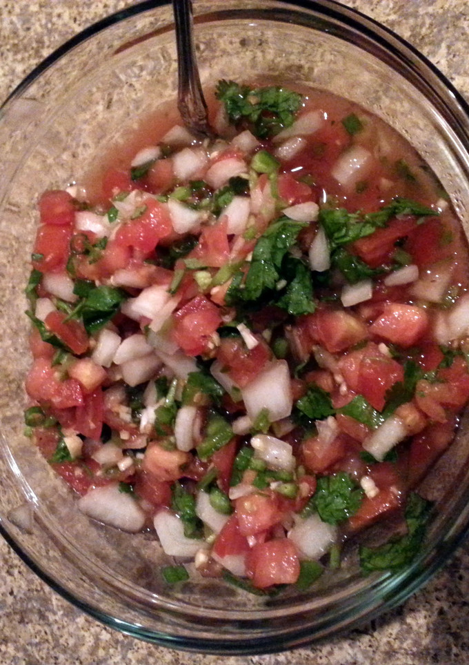 A picture of Pico de Gallo.