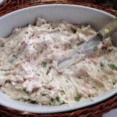 A picture of Donna's Ham Ball.