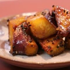A picture of Easy 1-Pot Non-Fried Candied Sweet Potatoes.