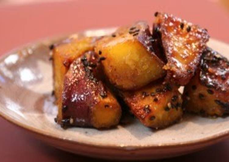 Recipe of Perfect Easy 1-Pot Non-Fried Candied Sweet Potatoes