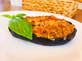 Berenjenas rellenas de marisco