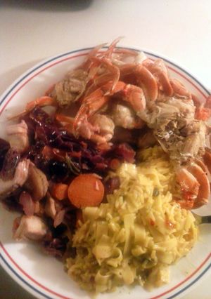 A picture of Spicy Purple Crab Cabbage.