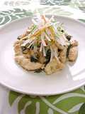 Stir-Fried Chicken Breast with Shiso Leaves