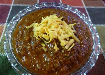 Easiest Way to Make Tasty Homemade Family Friendly Texas Red Chili