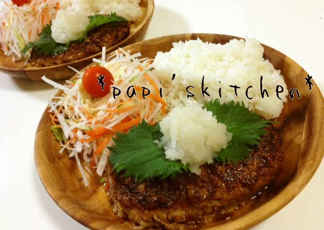 Recipe of Quick Bikkuri Restaurant-style Hamburger