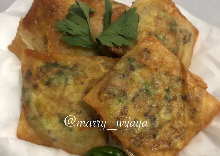 Martabak Telor Daging with Jamur