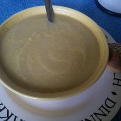 A picture of Cream of Celery Soup 2,150ml 300 cals serves 4-6.