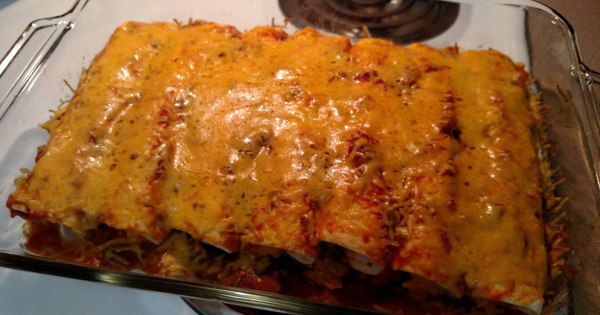 Chicken Fajita Enchiladas Recipe by Kevin Reynolds Cookpad