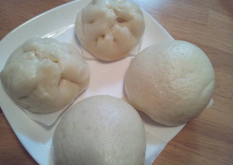 Steps to Prepare Quick Steamed Pork Buns and Sweet Adzuki Bean Paste Buns in a Bread Machine