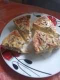 Stilton Onion and Mushroom Quiche