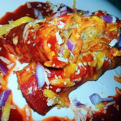 A picture of Breakfast Enchiladas`.