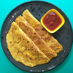 A picture of Doodhi Thepla (Savoury Bottlegourd Flatbread).