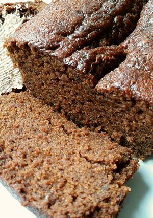 A picture of Vickys Sticky 'McVities' Ginger Cake, GF DF EF SF NF.