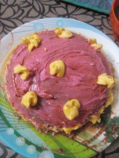 A picture of Chocolate Eggless cake coffee flavor.