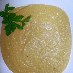 A picture of Chick pea pureè.