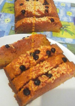 Foto resep Cake Pisang Kepok Simple no mikser
