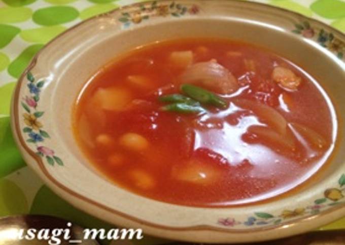 Recipe of Any-night-of-the-week Hot and Warming Minestrone Soup