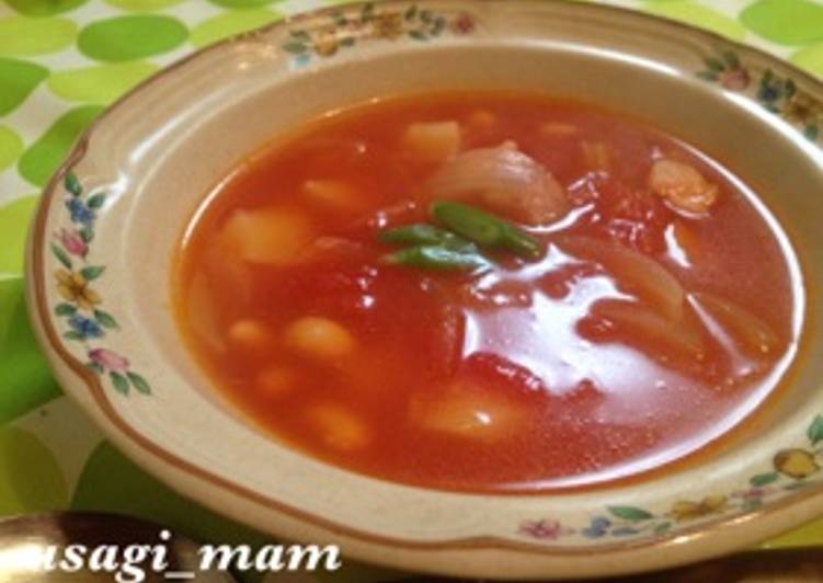 Recipe of Perfect Hot and Warming Minestrone Soup