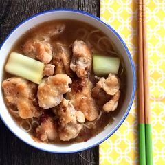 A picture of Chicken Nanban Somen.