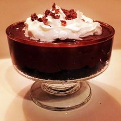 A picture of No-Bake Chocolate Cheesecake.