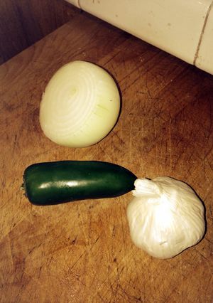 A picture of Mexican Refried Beans.