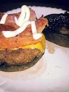 A picture of Christi's Portobello Burger.