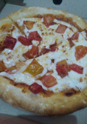 A picture of Tasty pizza 🍕🍕.