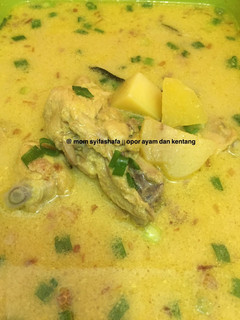 Foto resep Opor ayam dan kentang