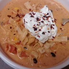 Mexi Cream Cheese Chicken Stew A picture of Mexi Cream Cheese Chicken Stew.