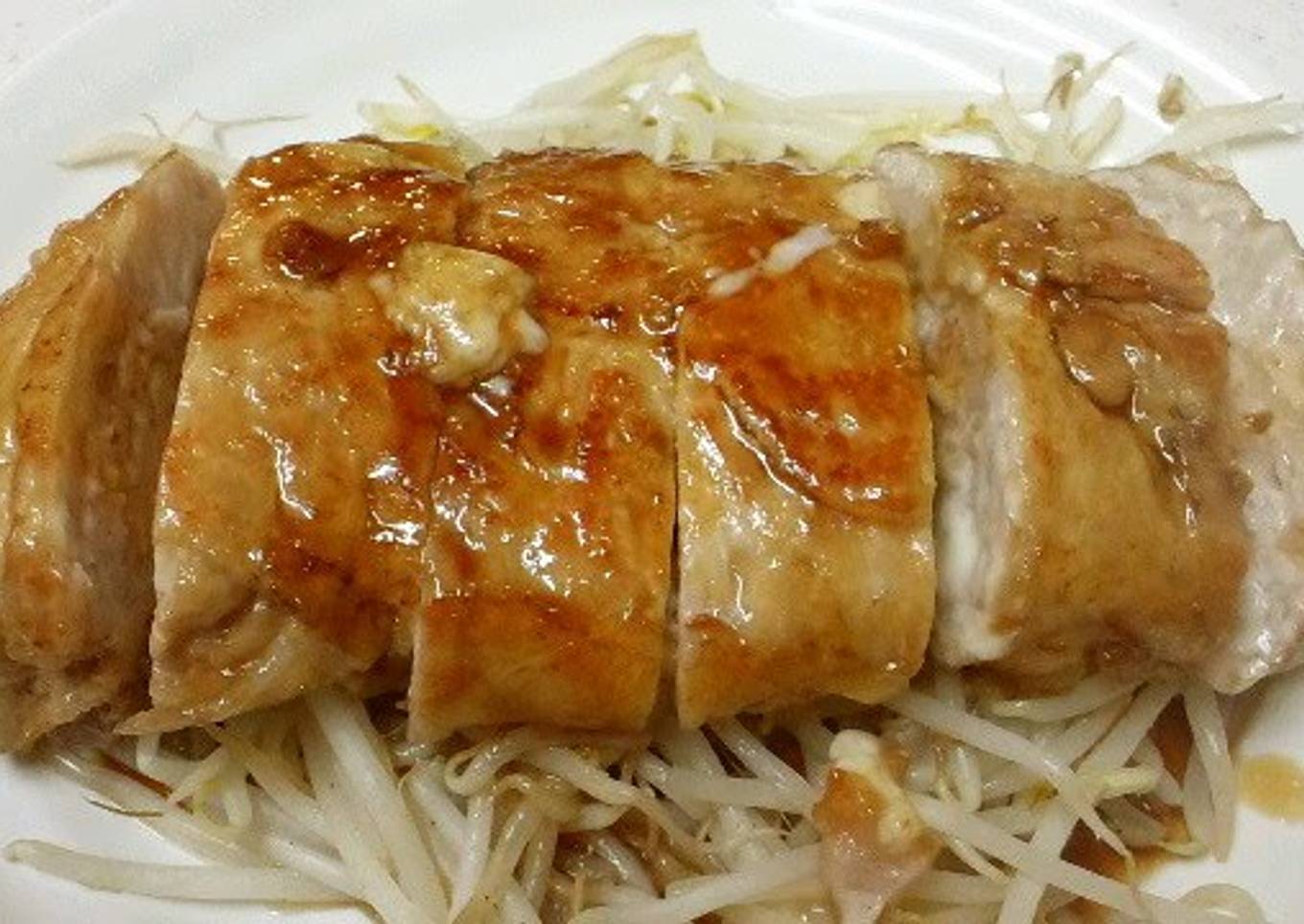 Layered Pork "Steak" with Cheese using Thinly Sliced Pork Offcuts