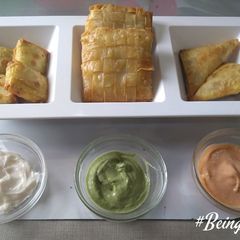 A picture of Patti Samosas Platter.
