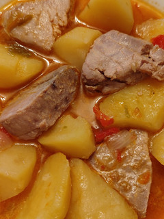 Una foto de Marmitako de atún