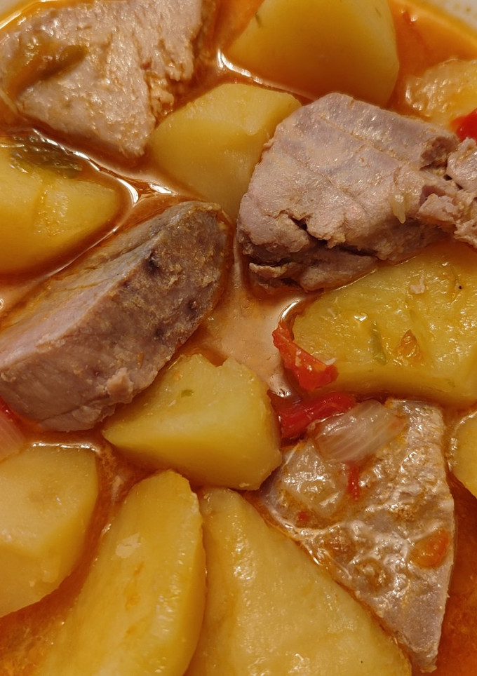 Una foto de Marmitako de atún