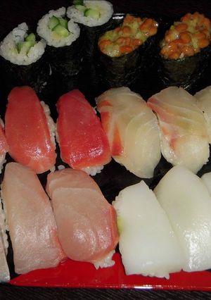 A picture of Nigiri Sushi.