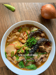 Foto resep Seblak ceker baso