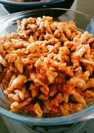 Foto resep Usus ayam bumbu merah