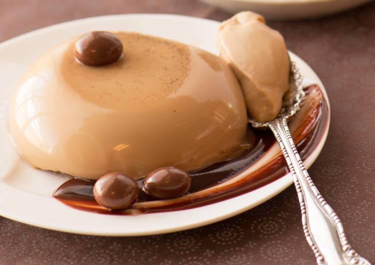 Easiest Way to Make Speedy Coffee Flavored Dessert- Panna Cotta