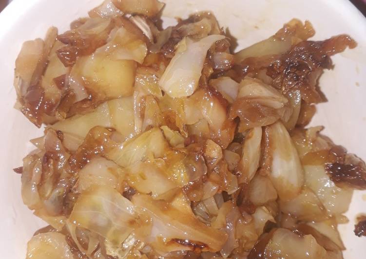 Cabbage potato bhaji